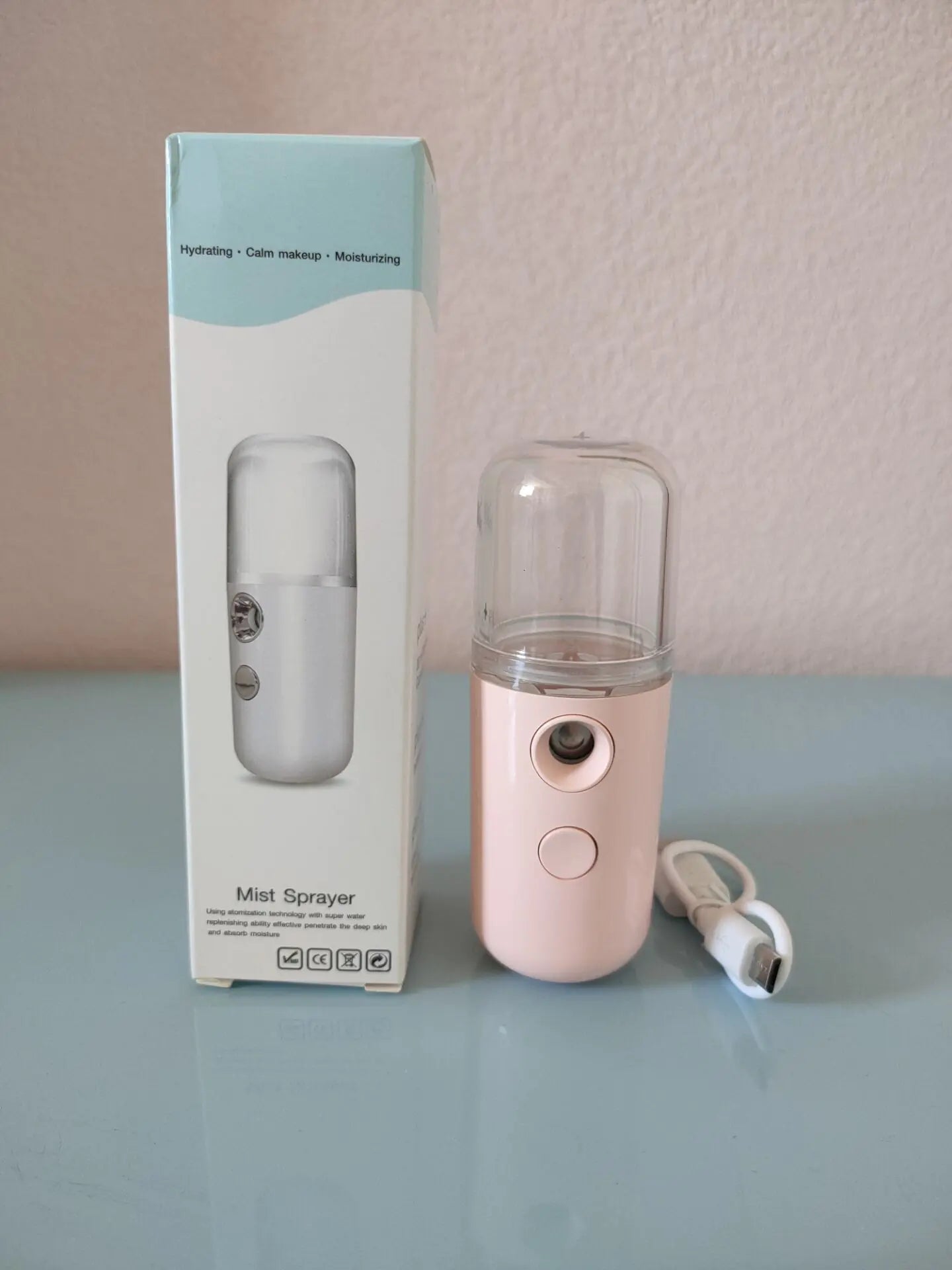 Portable Facial Mister for Instant Hydration On-the-Go