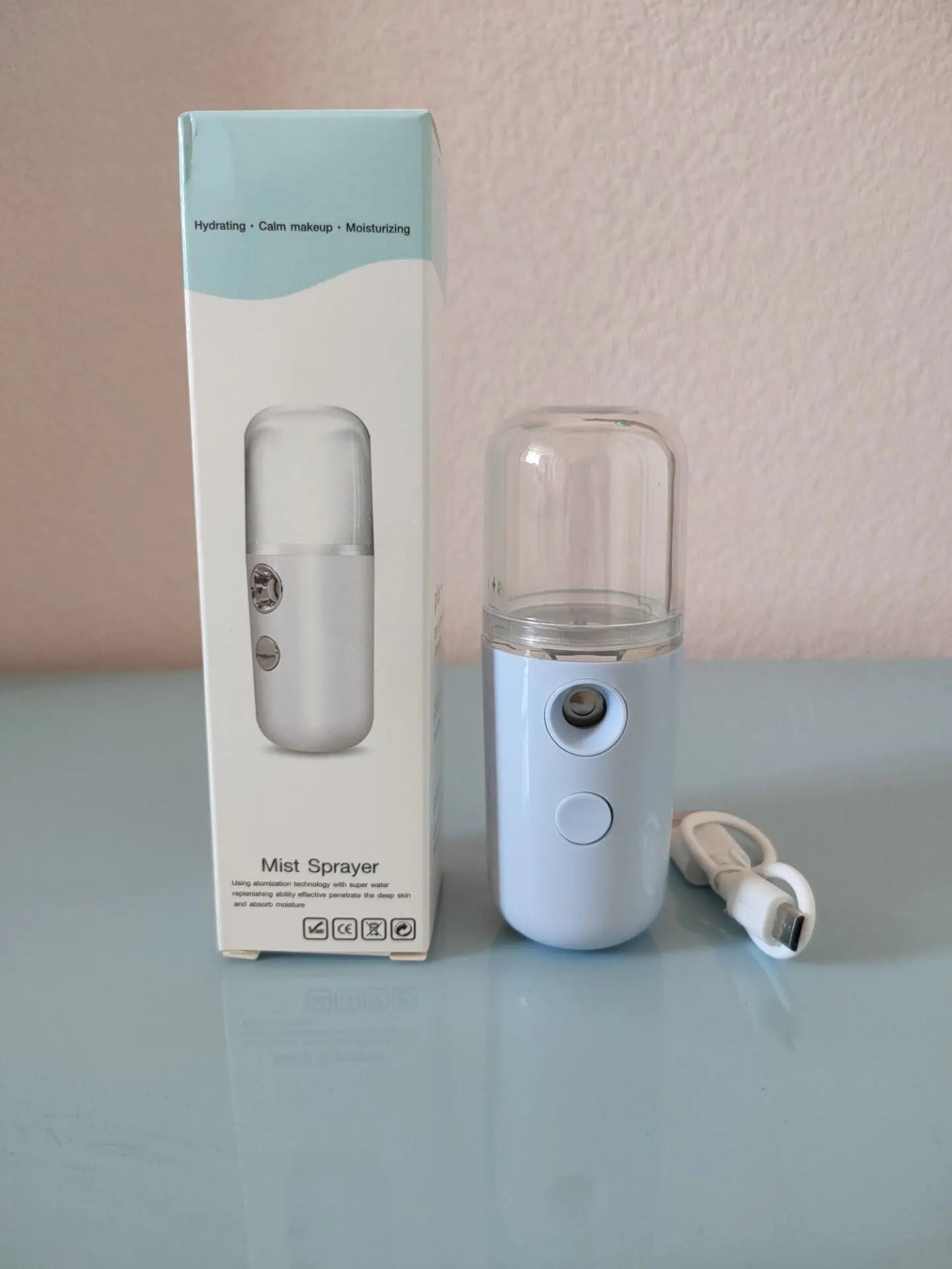 Portable Facial Mister for Instant Hydration On-the-Go